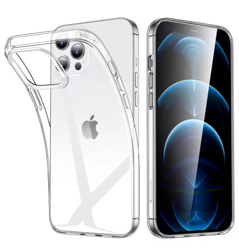 iPhone 17 16対応 超薄型透明ケース  ソフトTPUシリコンバックカバー