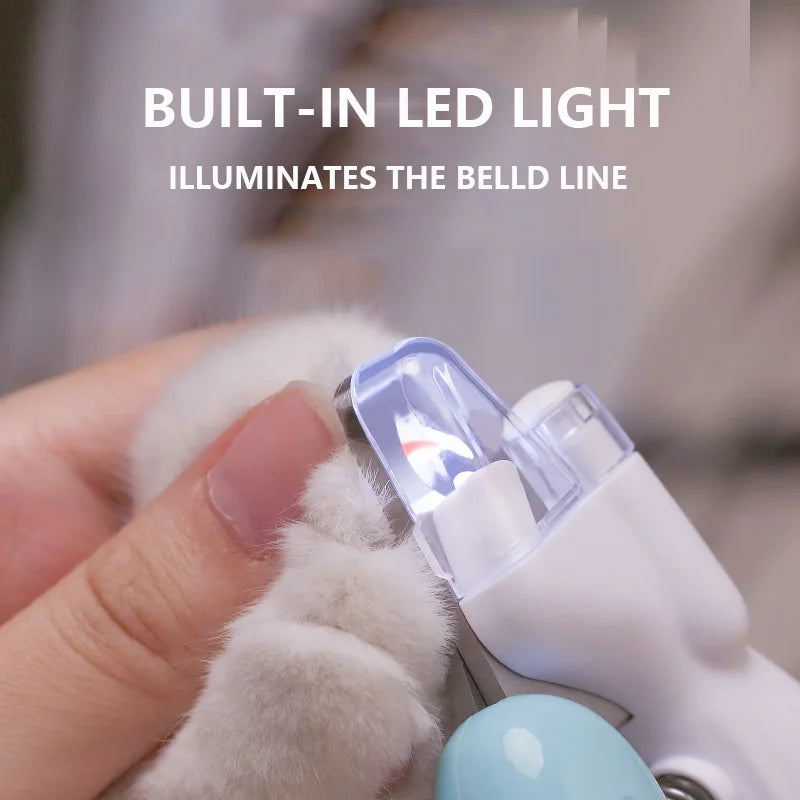 LEDライト付き ペット用爪切り