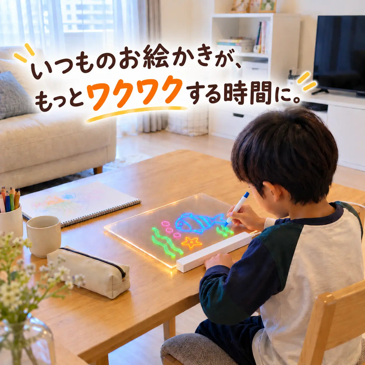 ひかるお絵かきボード